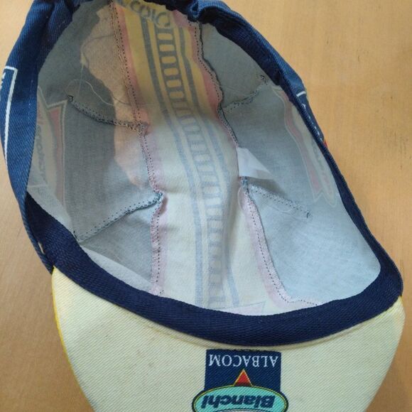 Asics Bianchi Mercatone Uno Albacom Cycling Hat Cap - Picture 6 of 8